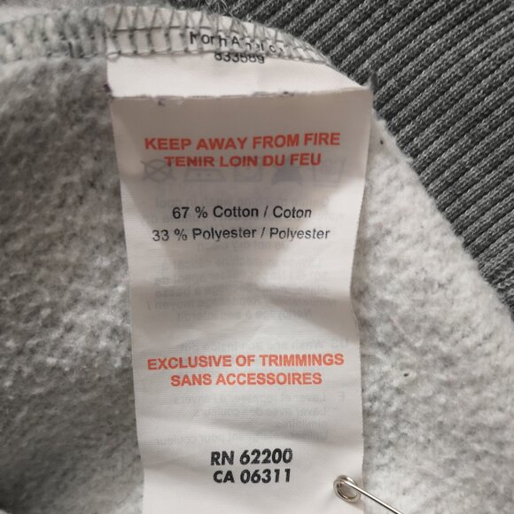 Puma Sport Lifestyle Men's Size Small Grey Fleece Lined Warm Cell Sweatshirt - Picture 4 of 10